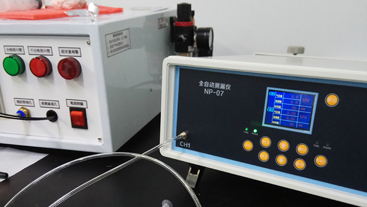 電子煙氣密性測試現(xiàn)場