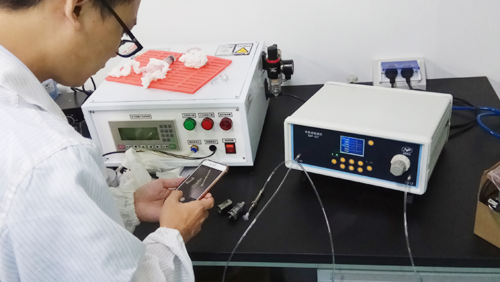 電子煙氣密性測試現(xiàn)場